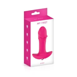 My First - Secret Buttplug Vibrator - Roze 5 My First - Secret Buttplug Vibrator - Roze -Cock & Ball Toys winkel My First Secret Buttplug Vibrator roze 3