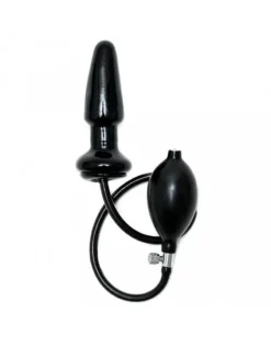 Rimba Latex Play Opblaasbare Buttplug Klein Met Massieve Kern