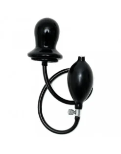 Rimba Latex Play Opblaasbare Buttplug Met Massieve Kern