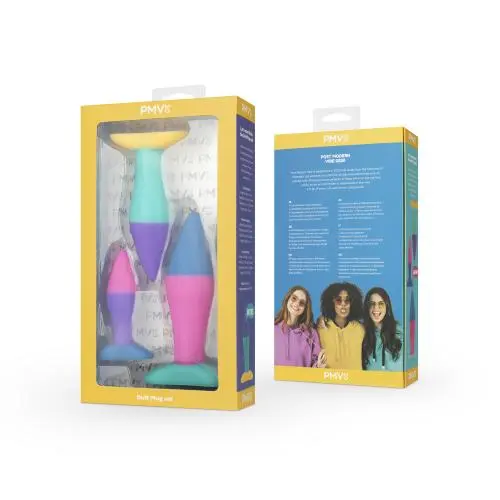 PMV20 PMV Koda Buttplug Set - Multicolour 3 PMV20 PMV Koda Buttplug Set - Multicolour - Afbeelding 3
