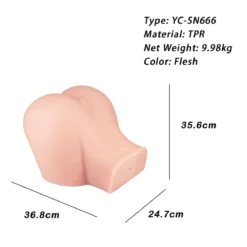 Perfect Toys - Masturbator Large Double Hole L Van Bijna 10 Kg! - Lichte Huidskleur 16 Perfect Toys - Masturbator Large Double Hole L Van Bijna 10 Kg! - Lichte Huidskleur -Cock & Ball Toys winkel Perfect Toys Masturbator Large Double Hole L van bijna 10 kg lichte huidskleur 8