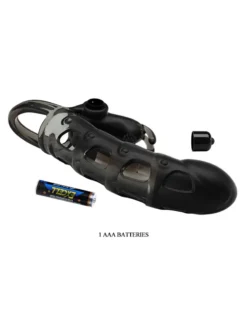 Pretty Love - Penis Sleeve Met Rabbit Clitoris Stimulator Cuper - Zwart -Cock & Ball Toys winkel Pretty Love Penis Sleeve met Rabbit Clitoris Stimulator CUPER zwart 3