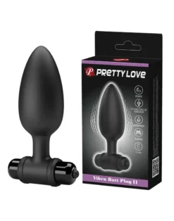 Pretty Love - Vibrerende Buttplug Vibra Buttplug II - Zwart -Cock & Ball Toys winkel Pretty Love Vibrerende Buttplug Vibra Buttplug II zwart 6