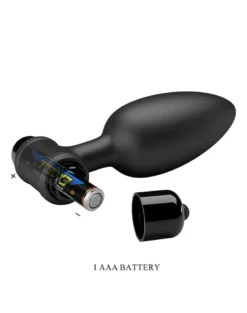 Pretty Love - Vibrerende Buttplug Vibra Buttplug II - Zwart -Cock & Ball Toys winkel Pretty Love Vibrerende Buttplug Vibra Buttplug II zwart 7