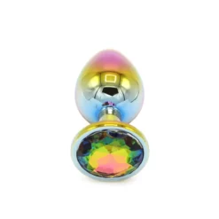 Kiotos Steel Rainbow Buttplug Aluminium Met Siersteen 8 Kiotos Steel Rainbow Buttplug Aluminium Met Siersteen -Cock & Ball Toys winkel Rainbow Buttplug Aluminium met Siersteen 4