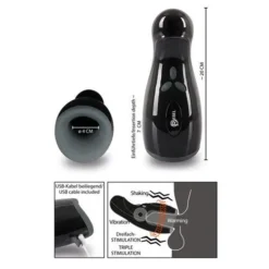 Rebel Blowjob Masturbator Met Vibratie En Verwarmende Functie 14 Rebel Blowjob Masturbator Met Vibratie En Verwarmende Functie -Cock & Ball Toys winkel Rebel Blowjob Masturbator met vibratie en verwarmende functie 7