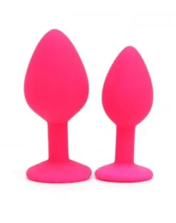 RIMBA TOYS Rimba Berlin Bling Buttplug - Set Met Twee Buttplugs Met Kristal - Roze -Cock & Ball Toys winkel Rimba Berlin Bling Buttplug Set met twee buttplugs met kristal roze 6