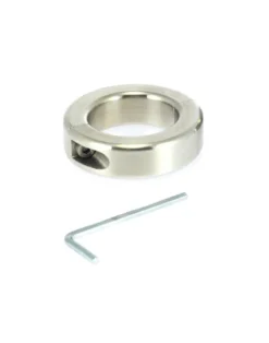 Rimba Bondage Play - Ball Stretcher Chirurgisch Staal 1.5 Cm Hoog Met InbusSleutel - 170 Gram