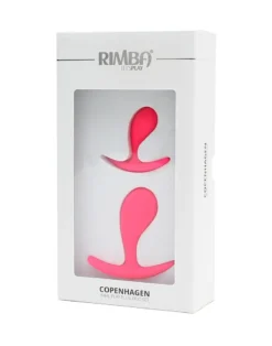 RIMBA TOYS Rimba Copenhagen Anaal Plug Set Van 2 Buttplugs - Roze -Cock & Ball Toys winkel Rimba Copenhagen Anaal plug set van 2 buttplugs roze 4