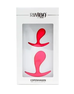RIMBA TOYS Rimba Copenhagen Anaal Plug Set Van 2 Buttplugs - Roze -Cock & Ball Toys winkel Rimba Copenhagen Anaal plug set van 2 buttplugs roze 5