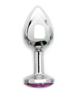 RIMBA TOYS Rimba Metalen Buttplug Met Kristal Sofia - Roze -Cock & Ball Toys winkel Rimba Metalen Buttplug met kristal Sofia roze 5