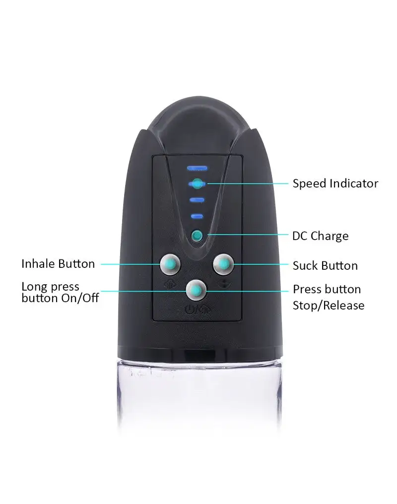 RIMBA TOYS Rimba P Pump PP05 Elektronische Penispomp Met Vagina Sleeve - Zwart 13 RIMBA TOYS Rimba P Pump PP05 Elektronische Penispomp Met Vagina Sleeve - Zwart - Afbeelding 13