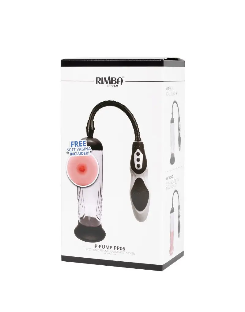 RIMBA TOYS Rimba P Pump PP06 Penispomp Met Afstandsbediening & Vagina Sleeve - Zwart 3 RIMBA TOYS Rimba P Pump PP06 Penispomp Met Afstandsbediening & Vagina Sleeve - Zwart - Afbeelding 3