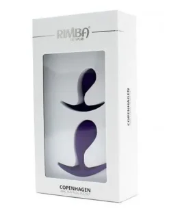 Rimba Toys Copenhagen - Set Van 2 Anatomisch Gevormde Anaalpluggen - Waterbestendige Siliconen Anaalpluggen In Paars -Cock & Ball Toys winkel Rimba Toys Copenhagen Set van 2 Anatomisch Gevormde Anaalpluggen Waterbestendige Siliconen Anaalpluggen in Paars 6