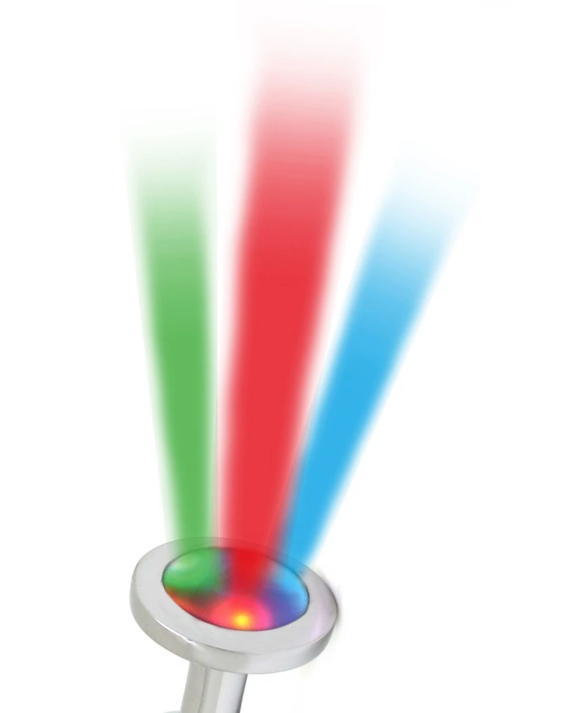 Rimba Toys - RVS Buttplug Met LED-verlichting Pisa - Zilver 7 Rimba Toys - RVS Buttplug Met LED-verlichting Pisa - Zilver - Afbeelding 7