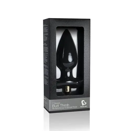 EDC Rocks-off - Butt Throb Vibrerende Buttplug - Zwart 6 EDC Rocks-off - Butt Throb Vibrerende Buttplug - Zwart - Afbeelding 6
