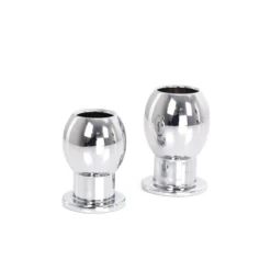 Kiotos Steel Ronde Holle Buttplug RVS -Cock & Ball Toys winkel Ronde Holle Buttplug RVS 7