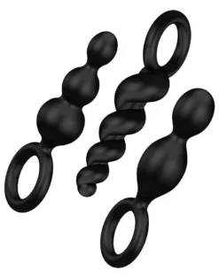 Satisfyer - Anaal Plugs Set Van 3 - Zwart