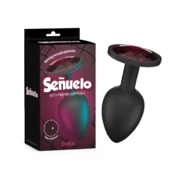 Señuelo - Booty Fantasy - Siliconen Buttplug Met Roze Siersteen -Cock & Ball Toys winkel Senuelo Booty Fantasy Siliconen Buttplug Met Roze Siersteen 4