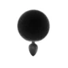 Señuelo - Siliconen Buttplug Met Konijnenstaart - Zwart