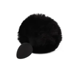 Señuelo - Siliconen Buttplug Met Konijnenstaart - Zwart -Cock & Ball Toys winkel Senuelo Siliconen Buttplug Met Konijnenstaart Zwart 3