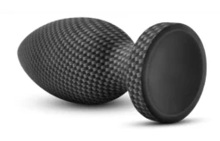 Spark Siliconen Anaal Plug Carbon Fiber - Zwart -Cock & Ball Toys winkel Spark Siliconen Anaal Plug Carbon Fiber zwart 3