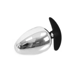 Kiotos Steel Sucker RVS Buttplug BIG-S 60 Mm Met Siliconen Voetje/handvat -Cock & Ball Toys winkel Sucker RVS Buttplug BIG S 60 mm met siliconen voetjehandvat 3