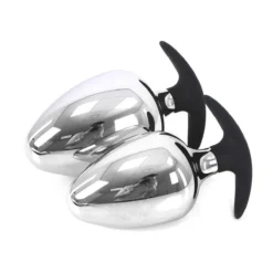 Kiotos Steel Sucker RVS Buttplug BIG-S 60 Mm Met Siliconen Voetje/handvat -Cock & Ball Toys winkel Sucker RVS Buttplug BIG S 60 mm met siliconen voetjehandvat 4