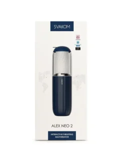 Svakom- Alex Neo 2 - Interactieve Stotende Masturbator Met App Control - Donkerblauw -Cock & Ball Toys winkel Svakom Alex Neo 2 Interactieve Stotende Masturbator met App Control Donkerblauw 5