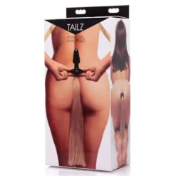 O-products Tailz - Pony Staart Buttplug - Blond -Cock & Ball Toys winkel Tailz Pony Staart Buttplug blond 3