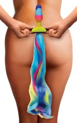Tailz Rainbow Unicorn Buttplug Met Staart