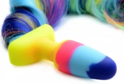 Tailz Rainbow Unicorn Buttplug Met Staart -Cock & Ball Toys winkel Tailz Rainbow Unicorn Buttplug met Staart 3