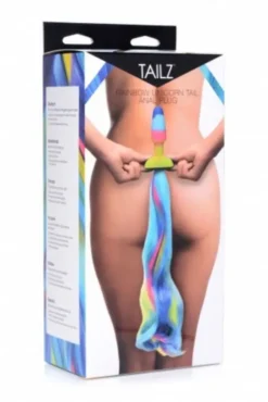 Tailz Rainbow Unicorn Buttplug Met Staart -Cock & Ball Toys winkel Tailz Rainbow Unicorn Buttplug met Staart 4