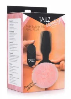 Tailz Vibrerende Anaal Plug Met Konijnenstaart - Roze -Cock & Ball Toys winkel Tailz Vibrerende Anaal Plug Met Konijnenstaart roze 3