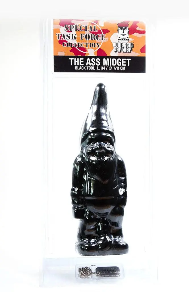 Domestic Partner The Ass Midget - Kont Kabouter XXL Anaal Dildo - Zwart 3 Domestic Partner The Ass Midget - Kont Kabouter XXL Anaal Dildo - Zwart - Afbeelding 3