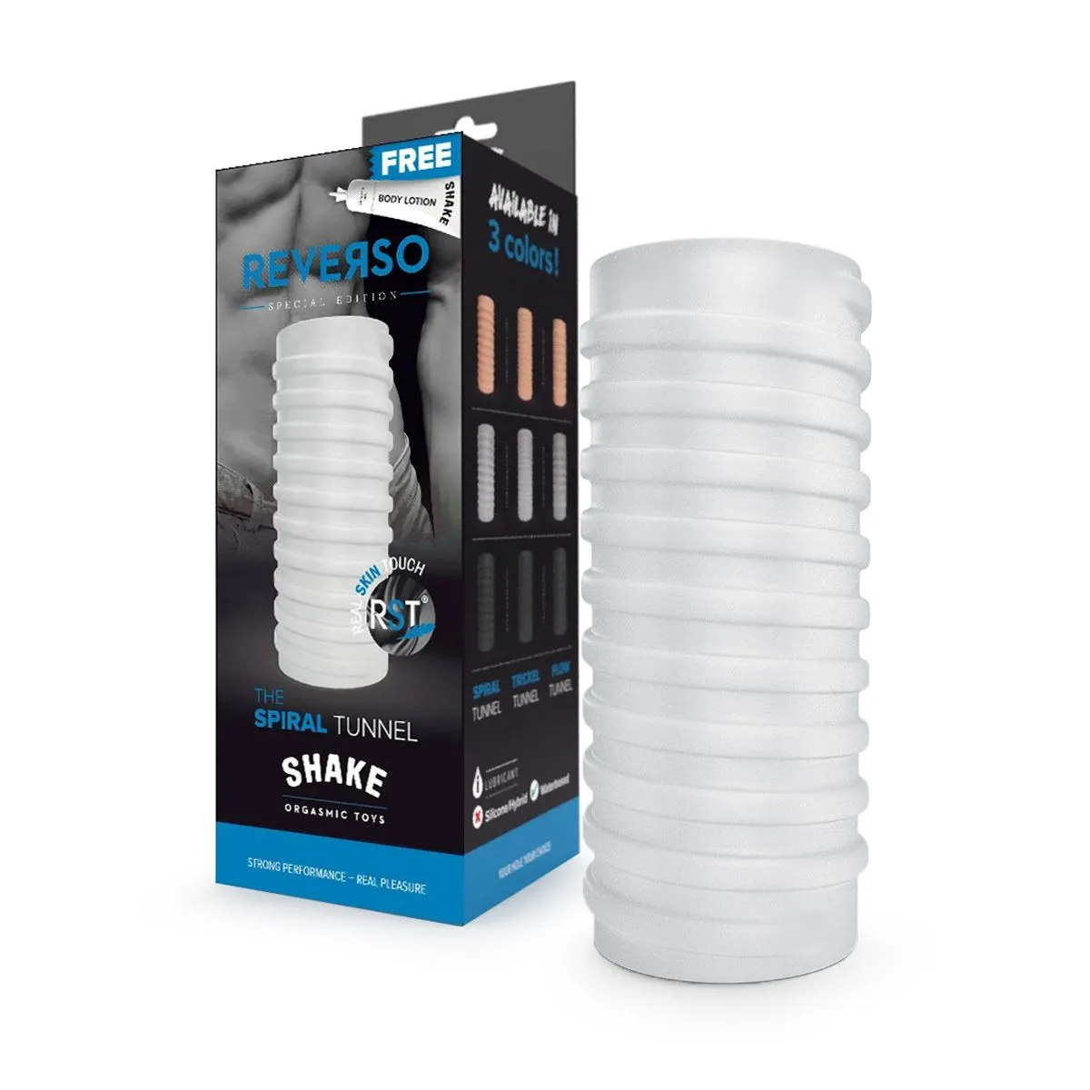 Shake Orgasmic Toys The Spiral Masturbator - Transparant 1 Shake Orgasmic Toys The Spiral Masturbator - Transparant