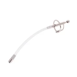 Kiotos Steel Urethral Catheter Plug - Dilator Met Eikelring -Cock & Ball Toys winkel Urethral Catheter Plug dilator met eikelring 4