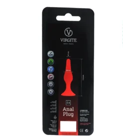 Virgite - Buttplug Met Zuignap 11,5 Cm - Paars -Cock & Ball Toys winkel Virgite Buttplug Met Zuignap 115 cm Paars 3 scaled