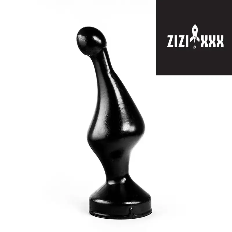 ZiZi - Buttplug Gama 18,5 X 6,5 Cm - Zwart 2 ZiZi - Buttplug Gama 18,5 X 6,5 Cm - Zwart - Afbeelding 2